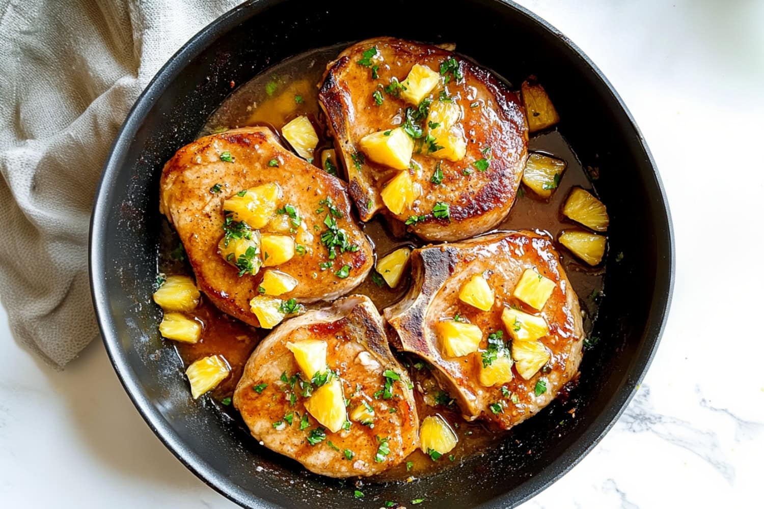 Easy Pineapple Pork Chop Recipe： Flavorful Twist for Weeknights