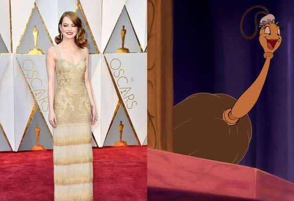 The Oscars red carpet was its own live action 'Beauty and the Beast'