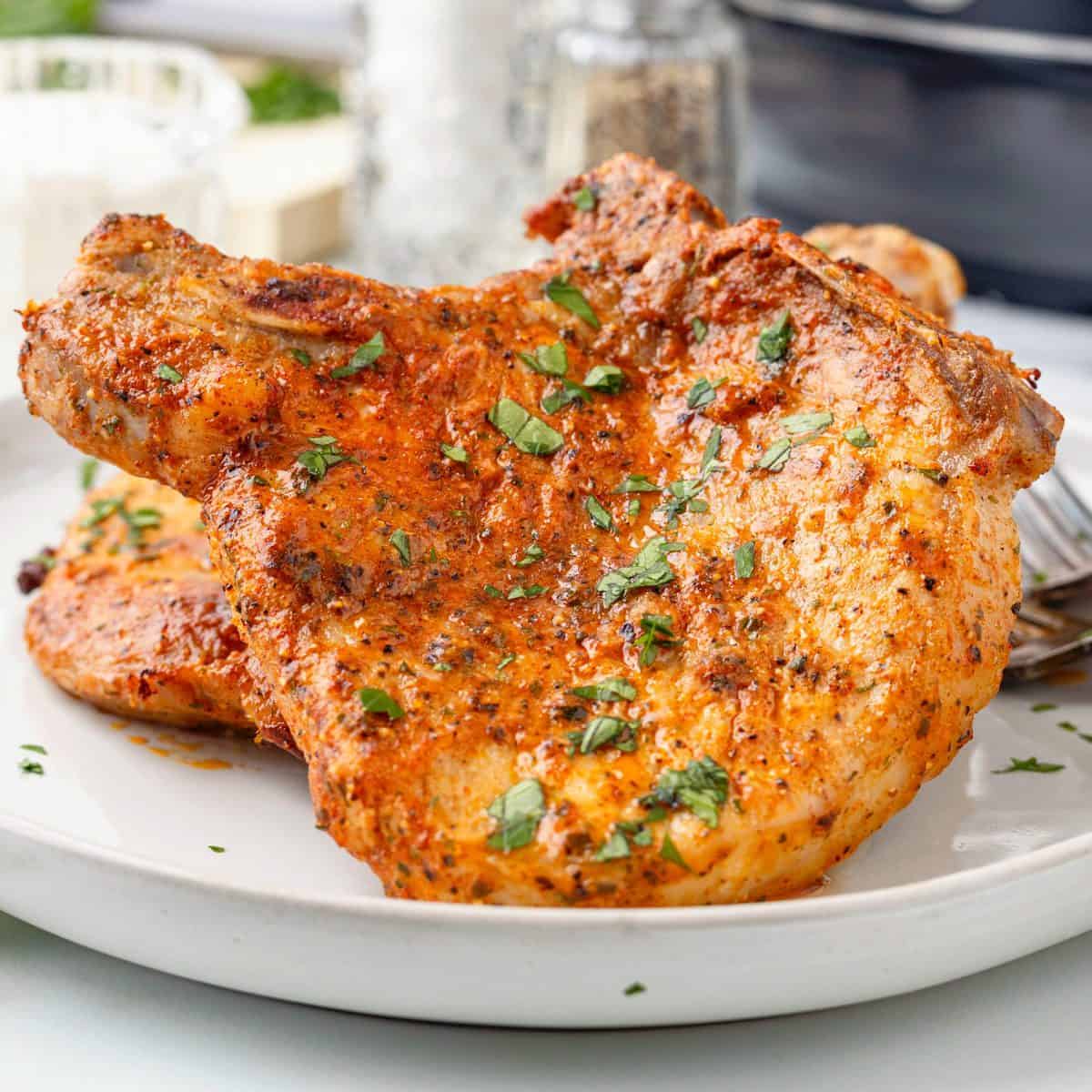 Air Fryer Ranch Pork Chops Recipe - Tender, Juicy, and Full of Flavor!