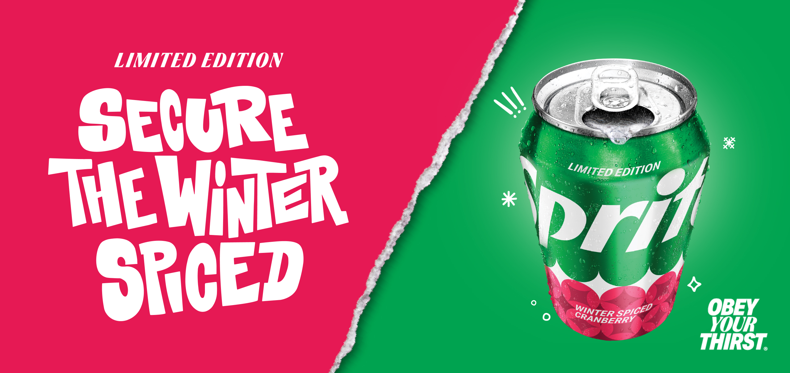 Unwrap the Holiday Spirit with Sprite Winter Spiced Cranberry