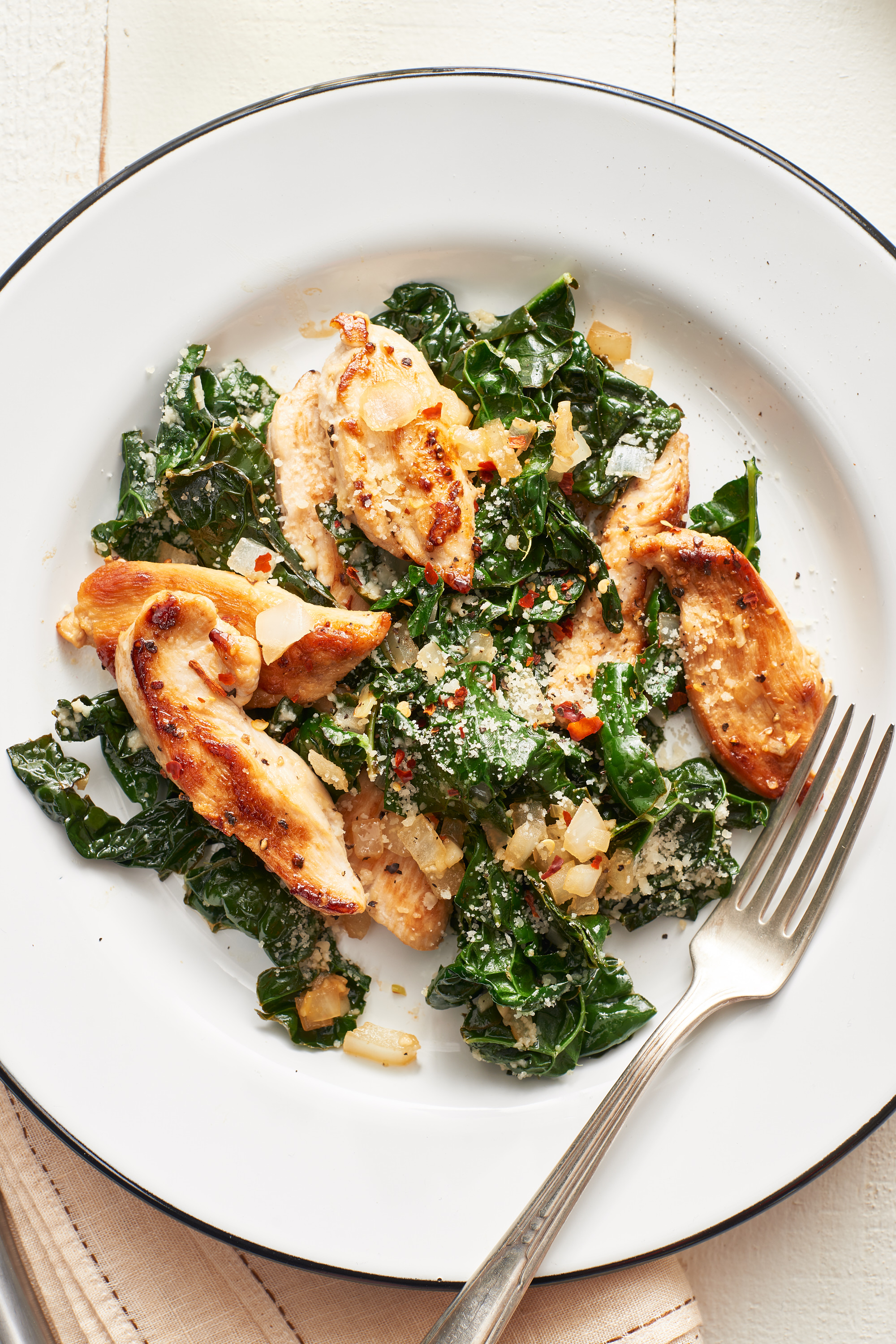 kale with chicken recipes