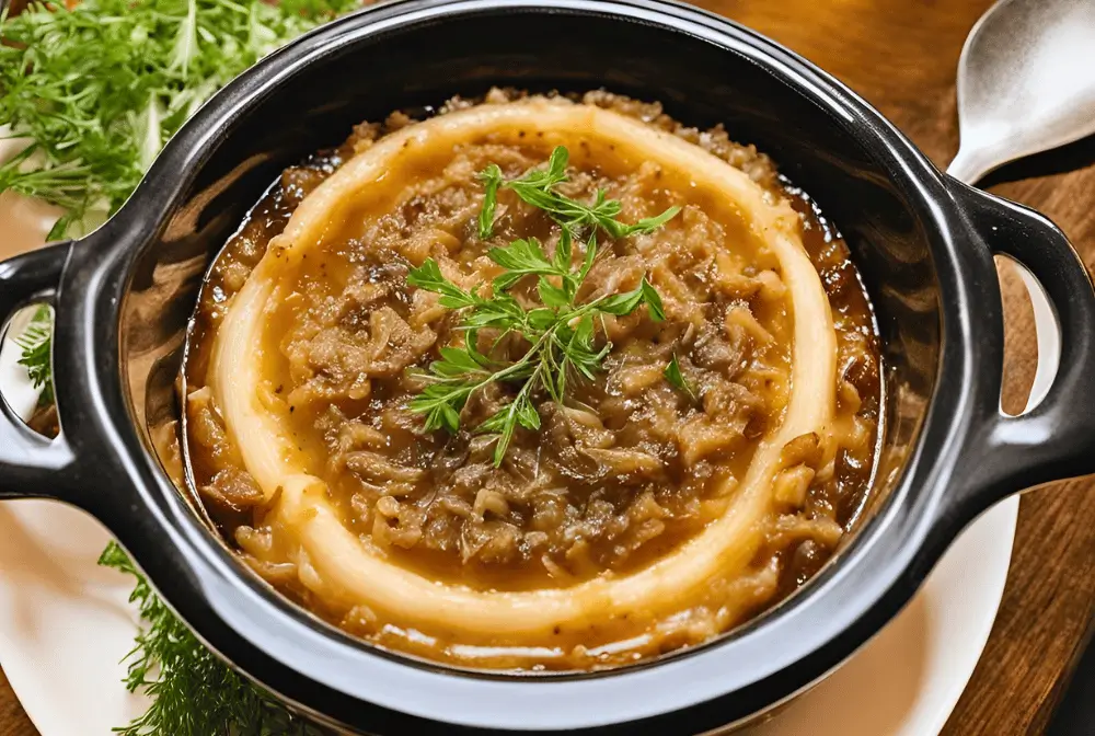 French Onion Soup with Rice： A Cozy Twist on the Classic