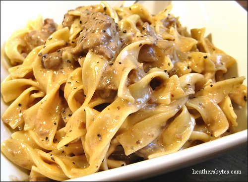 Beef Stroganoff with Golden Mushroom Soup： A Creamy Delight