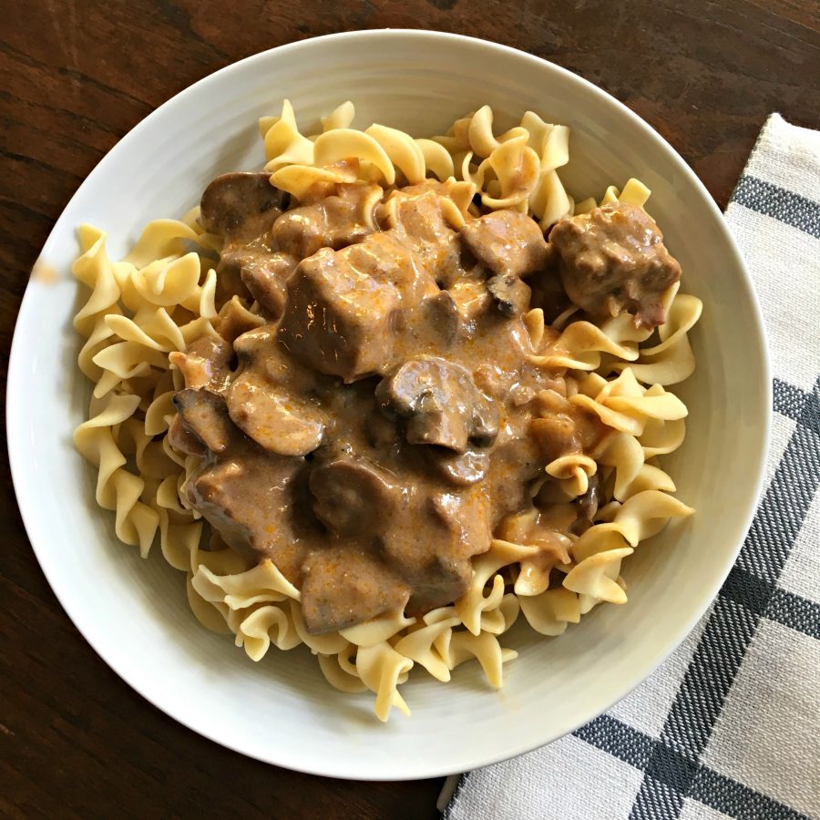 Easy Beef Stroganoff： Golden Mushroom Soup and Sour Cream Twist