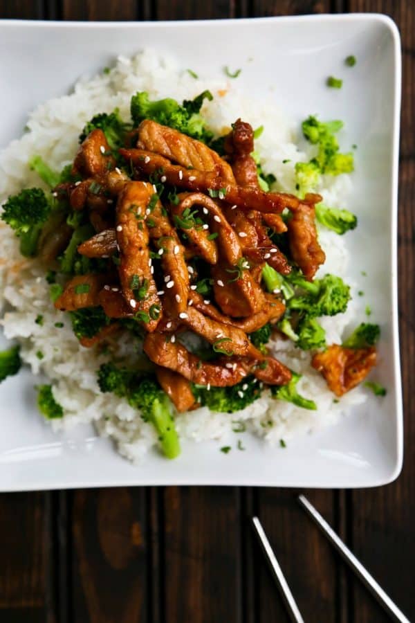 Easy Garlic Ginger Glazed Pork Strips Recipe for Perfect Flavor