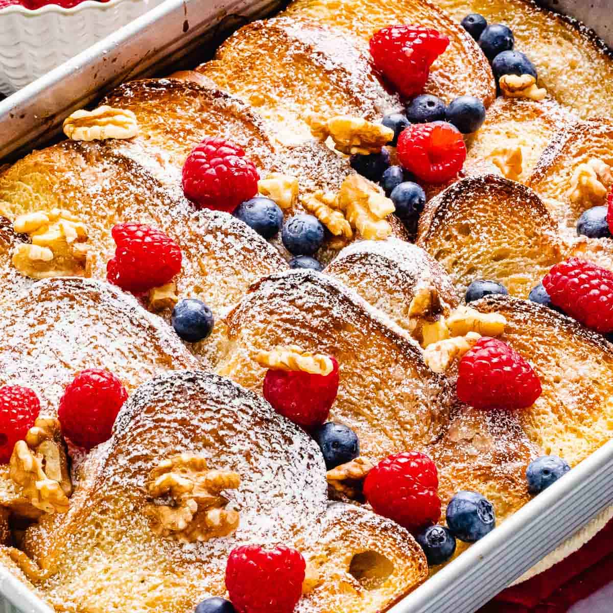 Make-Ahead Holiday French Toast： The Ultimate Brunch Recipe