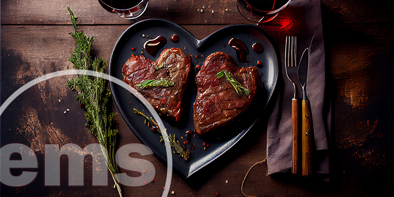 Heart-Shaped Valentines Day Steak： A Special Dinner Recipe