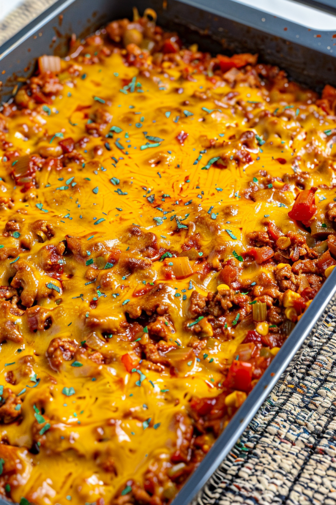 Savory Beef Nacho Casserole： Perfect for Budget-Friendly Meals