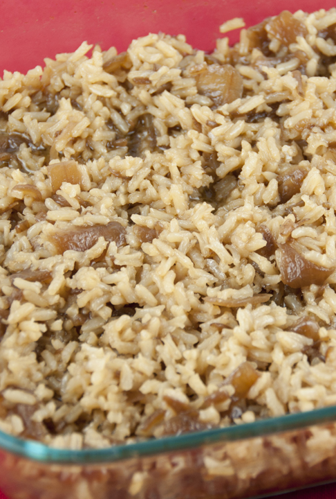 Easy Rice Casserole with French Onion Soup Recipe