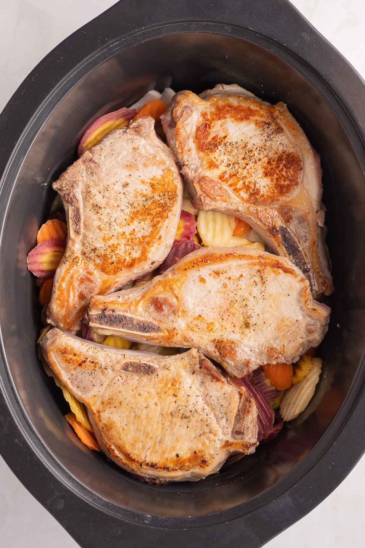 Tender Pork Chops and Sauerkraut in the Crock Pot: Simple and Delicious