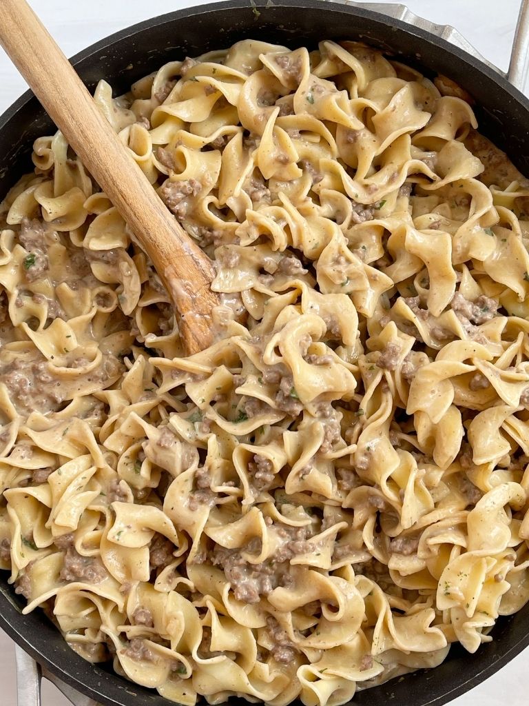 Easy Beef Stroganoff with Lipton Onion Soup Mix - Comfort Food Classic