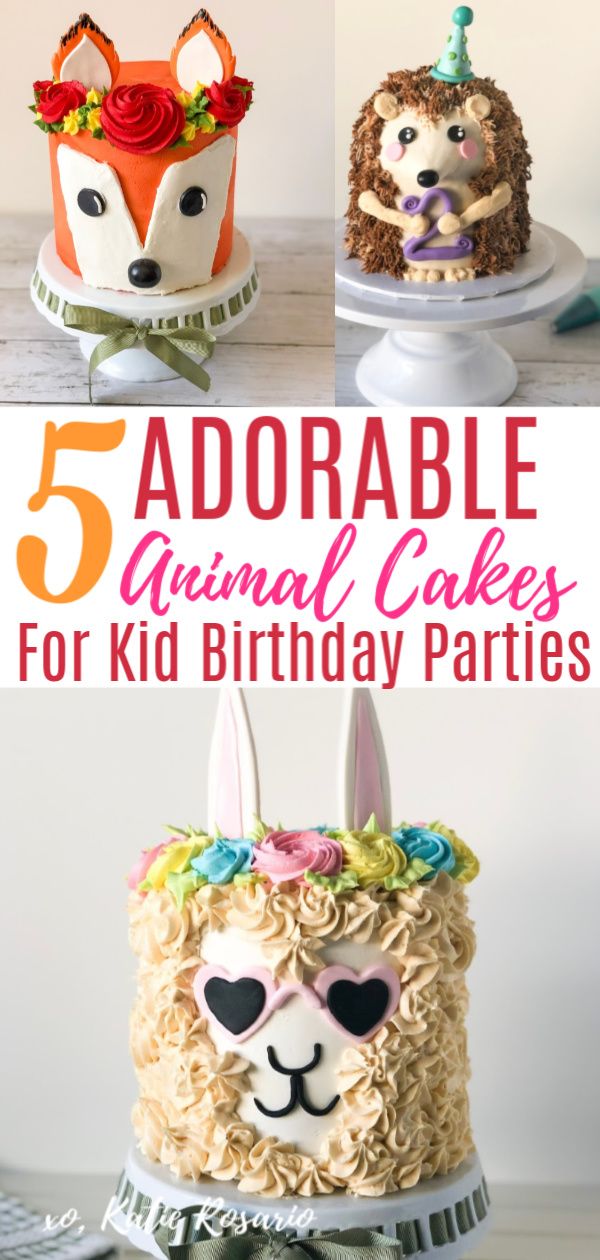 Creative Animal Birthday Cake Ideas for Kids Parties