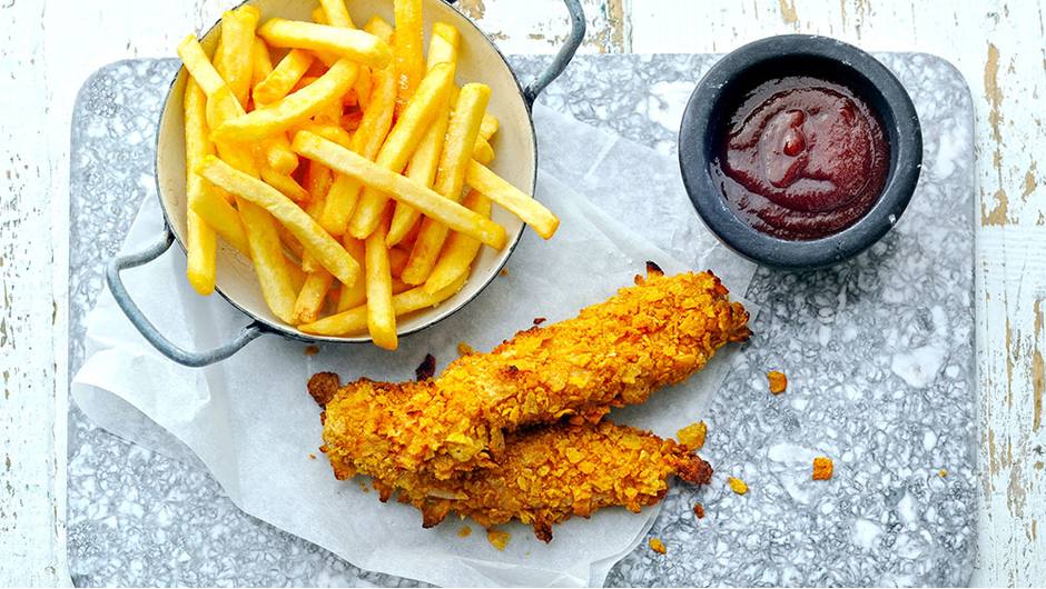 How to Make Perfect Chicken Fingers and French Fries at Home