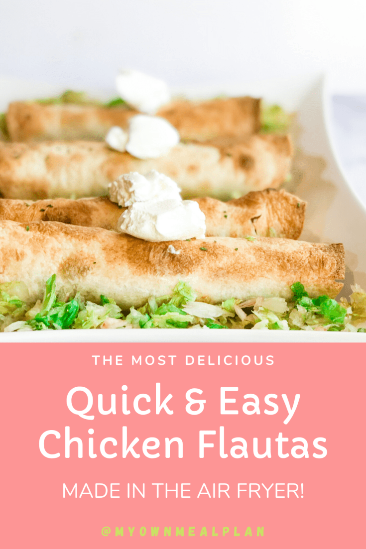 Crispy Chicken Flautas in the Air Fryer: A Quick & Easy Recipe