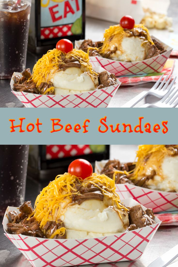 hot beef sundae