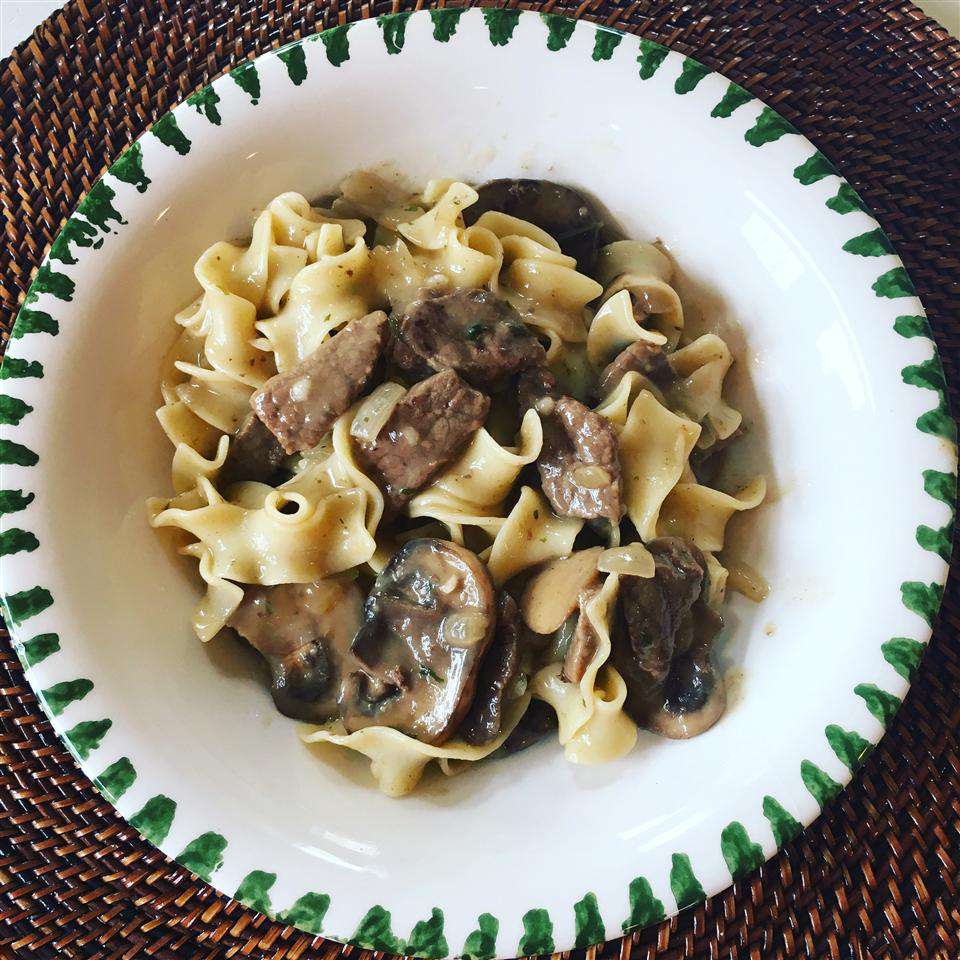 Easy Beef Stroganoff with Mushroom Soup and No Sour Cream