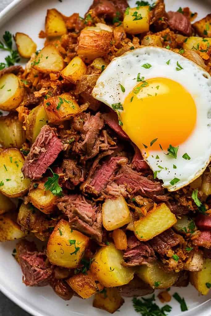 Healthy Corned Beef Hash in Air Fryer： Less Grease, More Flavor