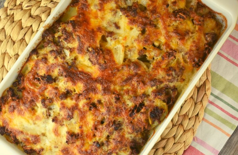 Easy Ground Pork Casserole Recipe with Savory Layers of Potatoes and Cheddar