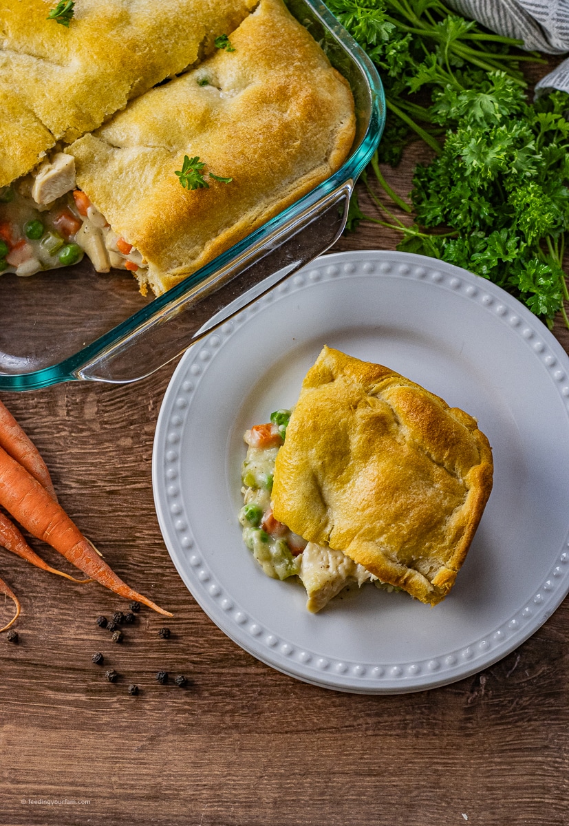 Delicious Chicken Pot Pie with Crescent Rolls: A Simple Comfort Food