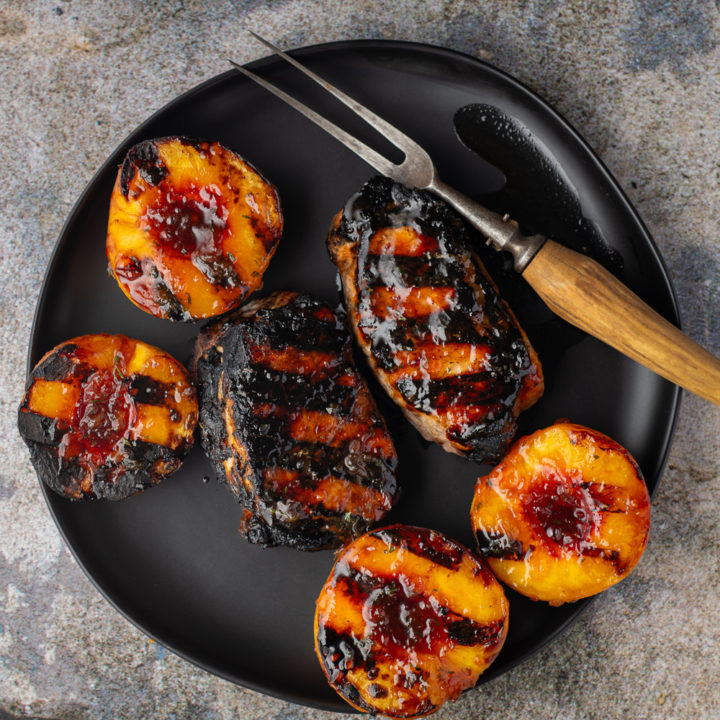 Sweet and Savory Pork Chops with Peach Preserves Recipe