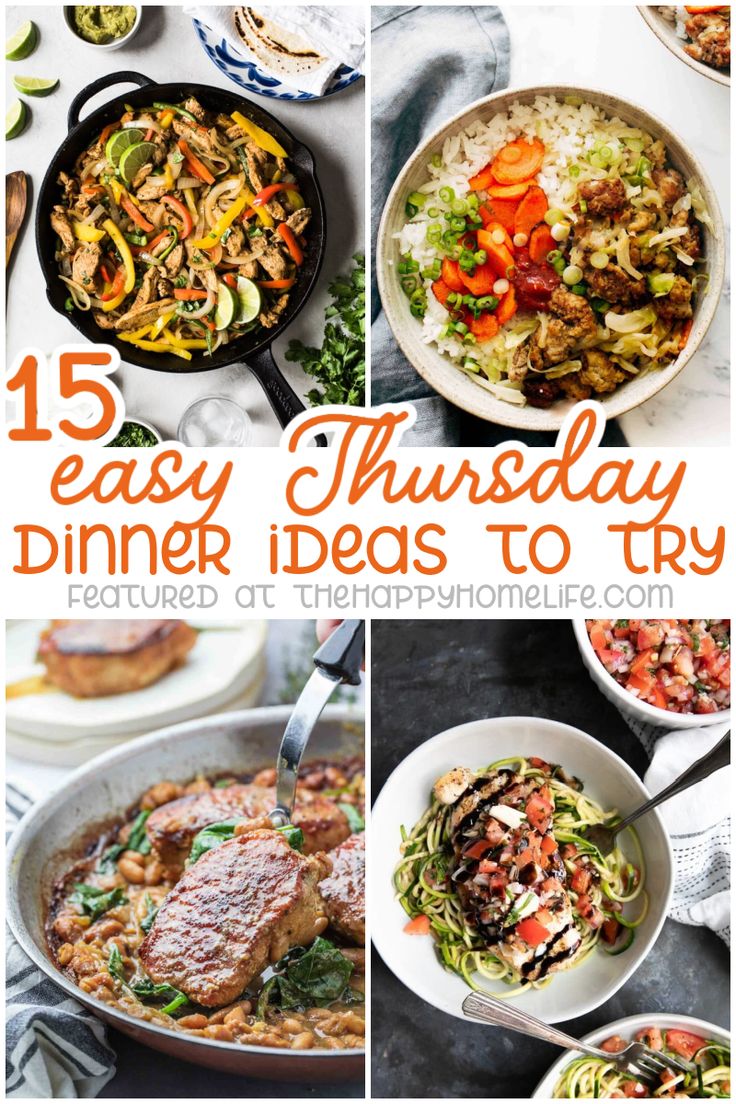 thursday night supper ideas