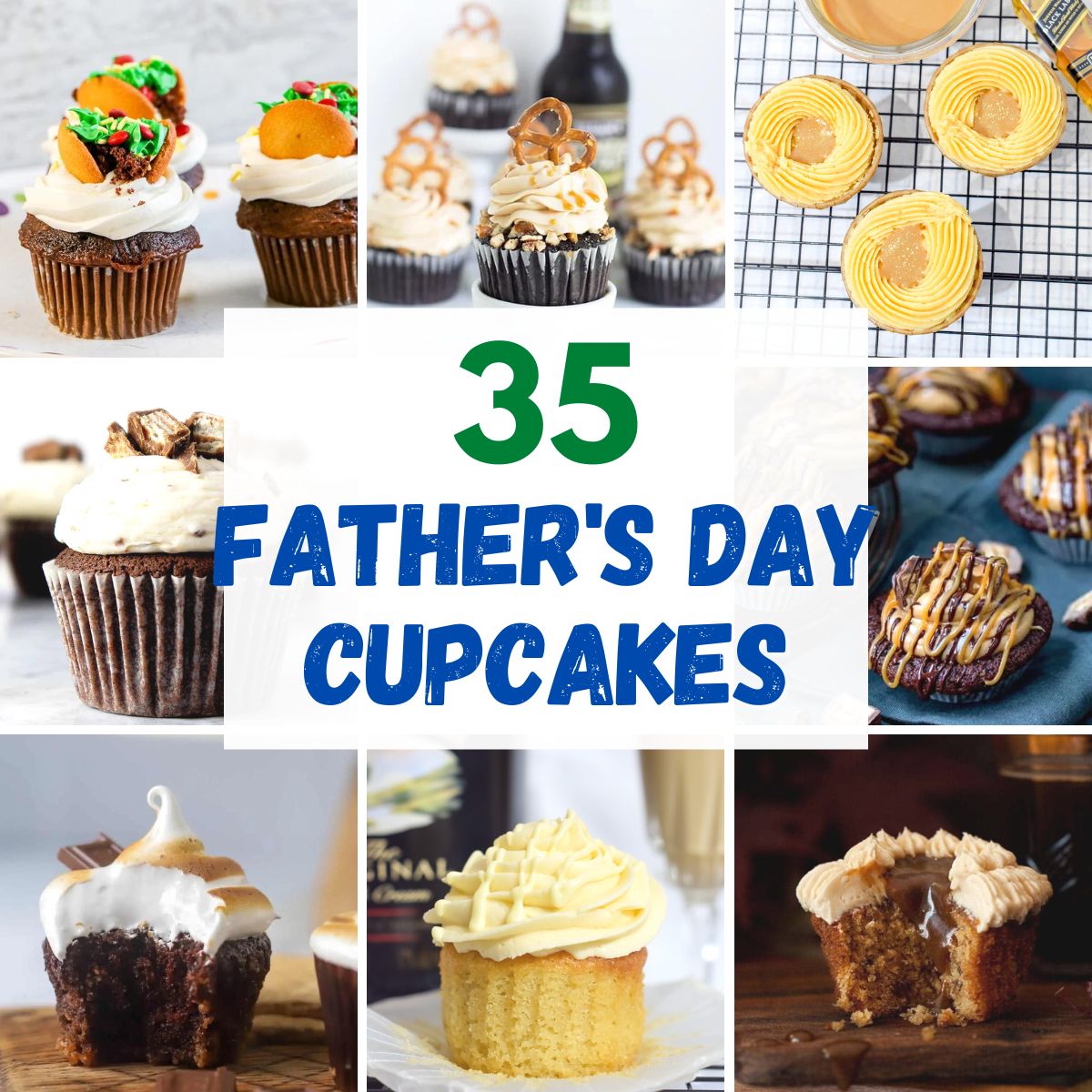 23 Delicious Fathers Day Cupcake Ideas to Delight Dad