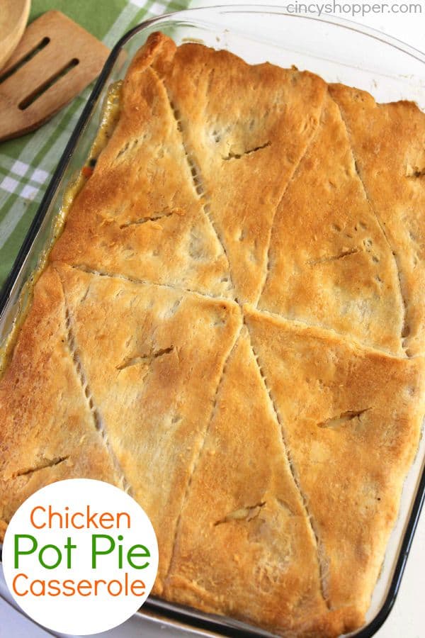 Simple Chicken Pot Pie Recipe Using Crescent Rolls