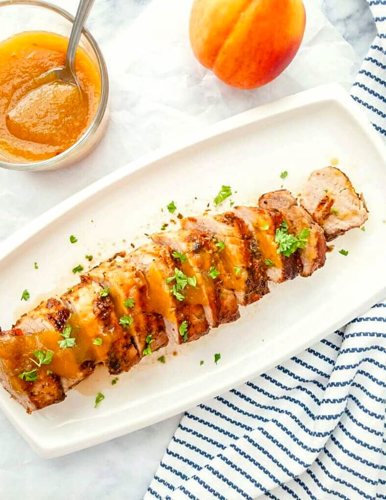 Savory Peach-Glazed Pork Tenderloin Recipe for BBQ Lovers