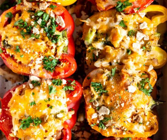 Chicken and Rice Stuffed Peppers – Healthy & Flavorful Dinner Idea