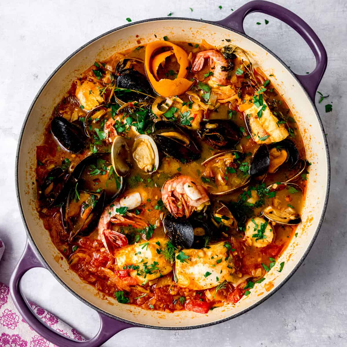 French Seafood Delicacies: Classic Recipes for Bouillabaisse, Scallops, and Salmon