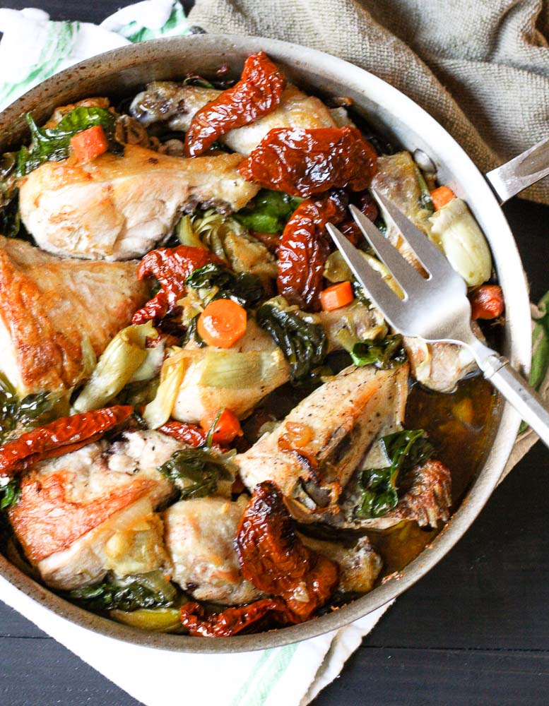 Chicken with Sun-Dried Tomatoes and Artichokes: A Flavorful Dinner Idea