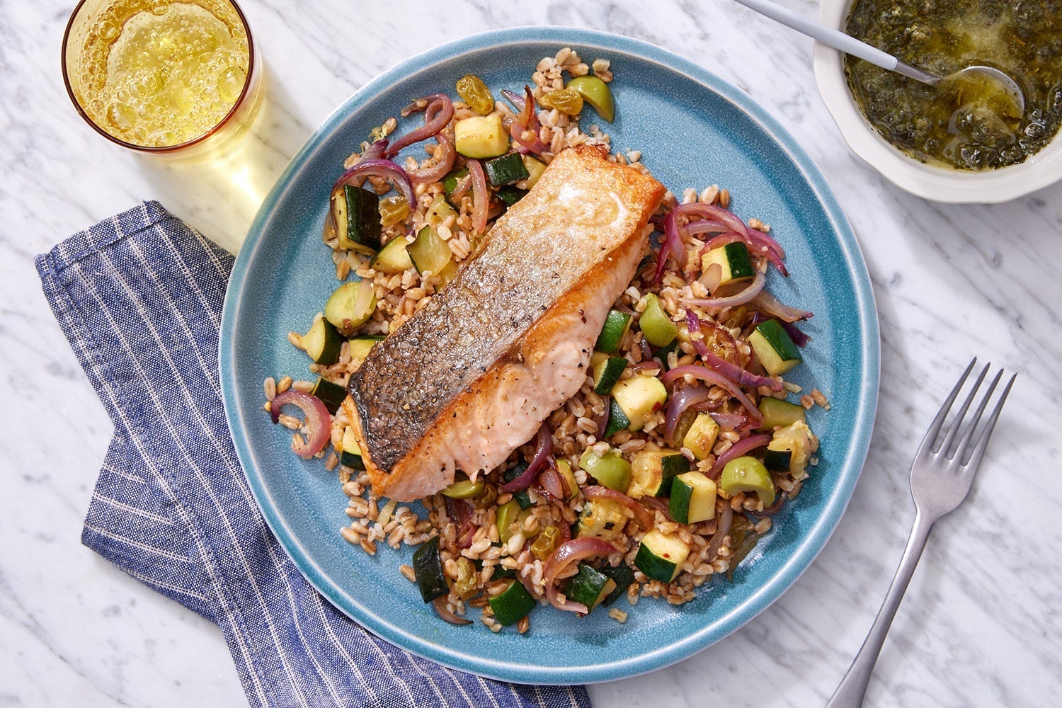 Crispy Skin Salmon with Salsa Verde Recipe: Easy, Flavorful, and Healthy