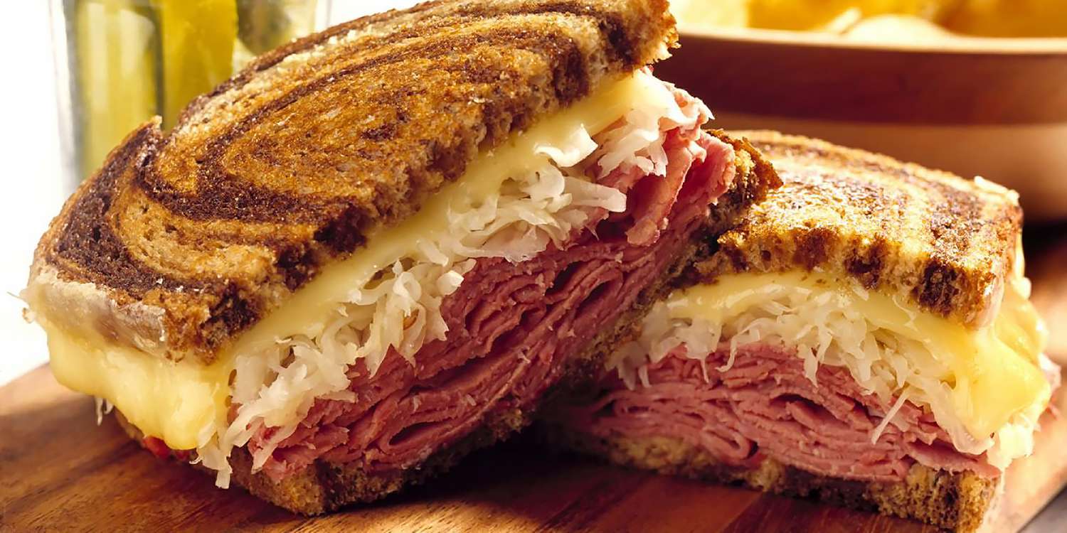 The Ultimate Corned Beef Special: Mustard, Sauerkraut, and Rye Bread